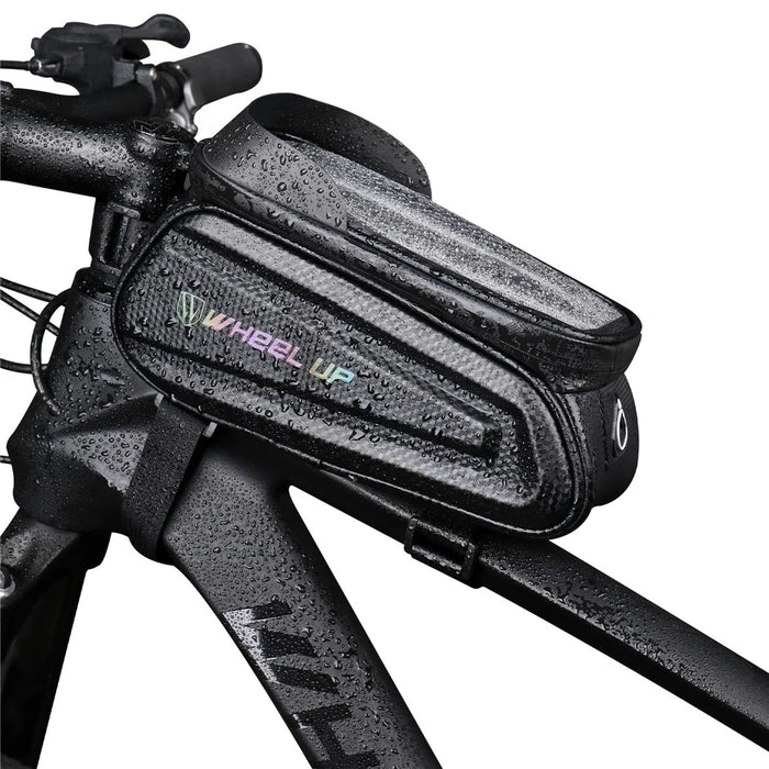 WHEEL UP 050 Reflective Safe Cycling Bag Waterproof Saddle Bag Touch Screen 7.0" Phone Case - 2