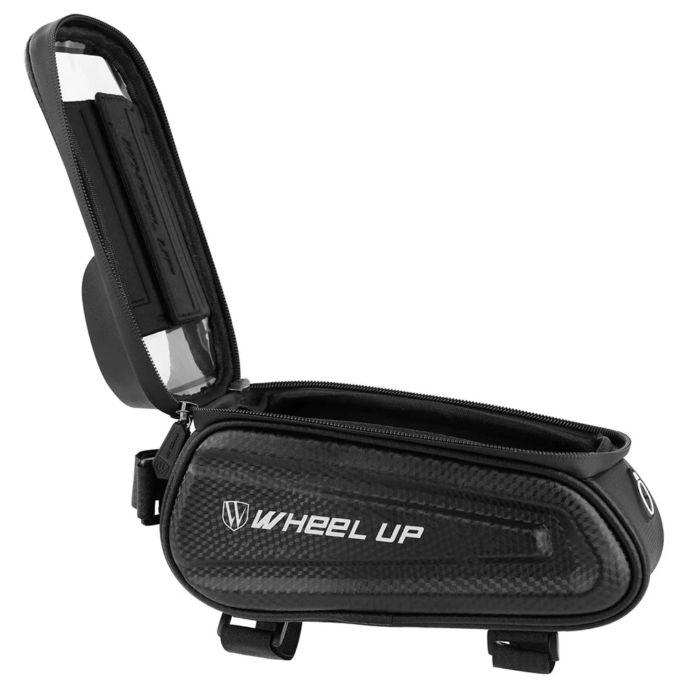 WHEEL UP Cycling Bag Waterproof Saddle Bag Touch Screen 7.0" Phone Case with Earphone Hole - 2