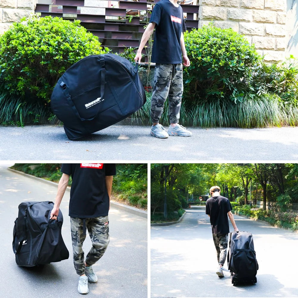 RHINOWALK RK22 20 inch Folding Bicycle Pack Easy Carrying Bike Storage Bag - 6