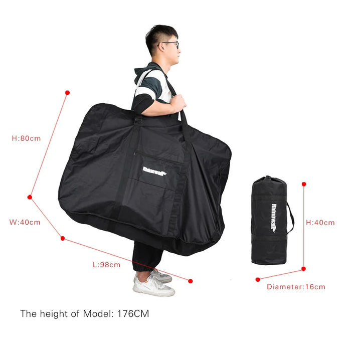 RHINOWALK RF260 Mountain Bike Carry Storage Bag for 26 inch Folding Bikes - 7