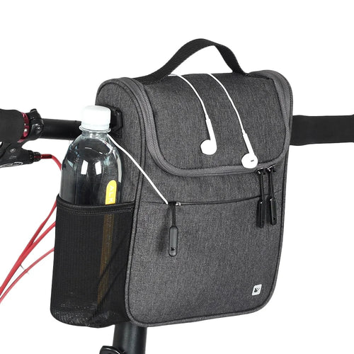 RHINOWALK RK18995 Bike Handlebar Bag Road Bike Front Frame Bag Bicycle Basket Bag Cycling Accessories - Grey - 1