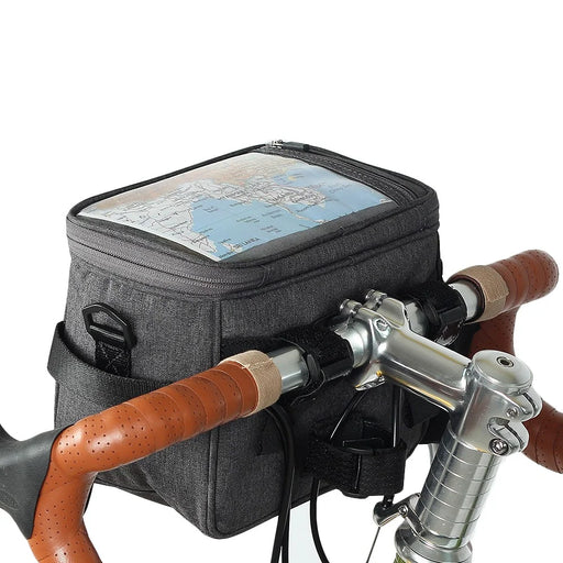RHINOWALK Bike Handlebar Bag Waterproof Bicycle Front Bag Camera Bag Handbag with Touch Screen - 2