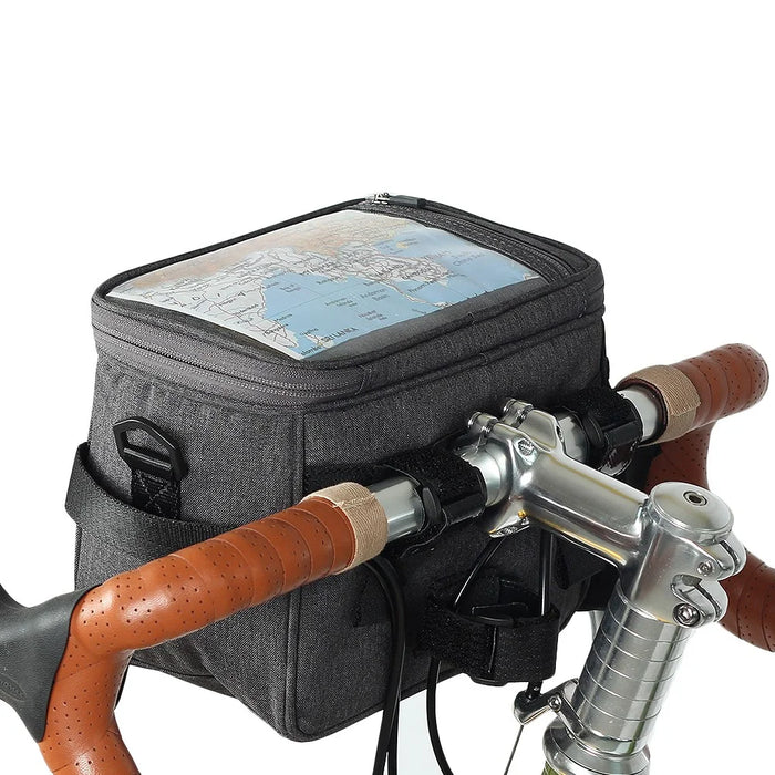 RHINOWALK Bike Handlebar Bag Waterproof Bicycle Front Bag Camera Bag Handbag with Touch Screen - 2