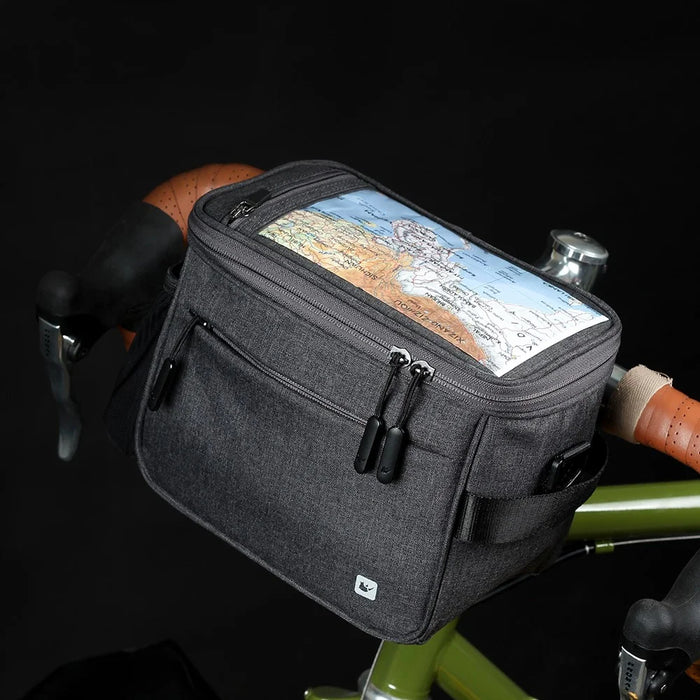 RHINOWALK Bike Handlebar Bag Waterproof Bicycle Front Bag Camera Bag Handbag with Touch Screen - 6