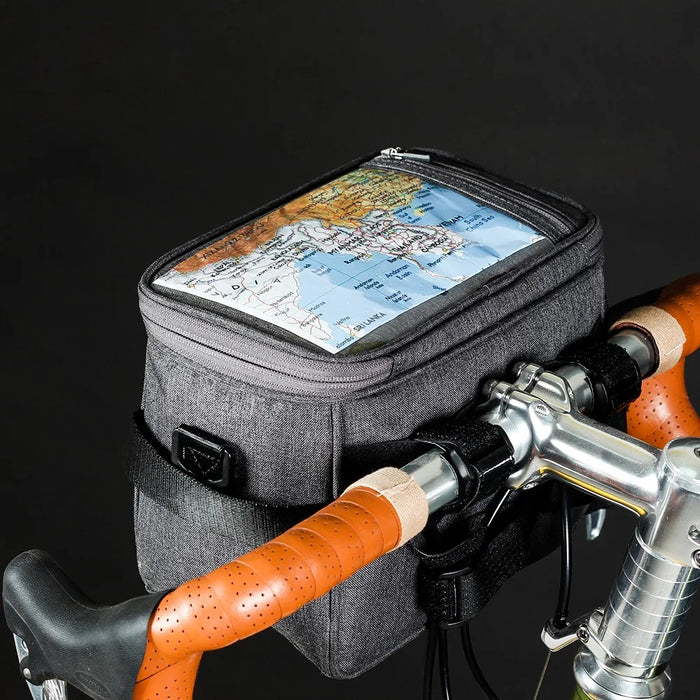 RHINOWALK Bike Handlebar Bag Waterproof Bicycle Front Bag Camera Bag Handbag with Touch Screen - 7