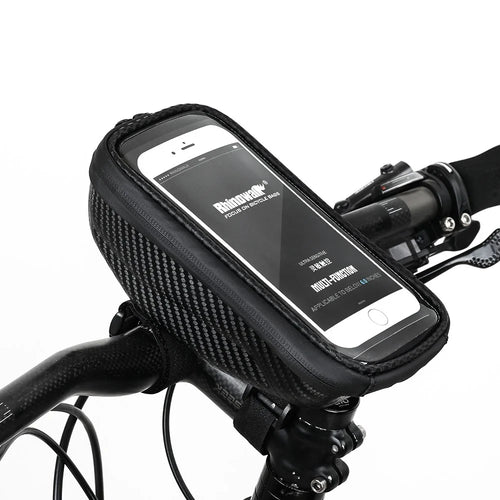 RHINOWALK Waterproof Top Tube Frame Bag Bicycle HandleBar Bag with Touch Screen - 1