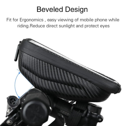 RHINOWALK Waterproof Top Tube Frame Bag Bicycle HandleBar Bag with Touch Screen - 2