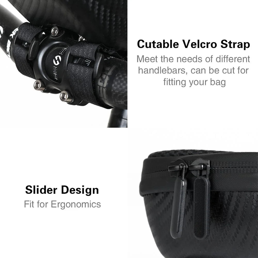 RHINOWALK Waterproof Top Tube Frame Bag Bicycle HandleBar Bag with Touch Screen - 4