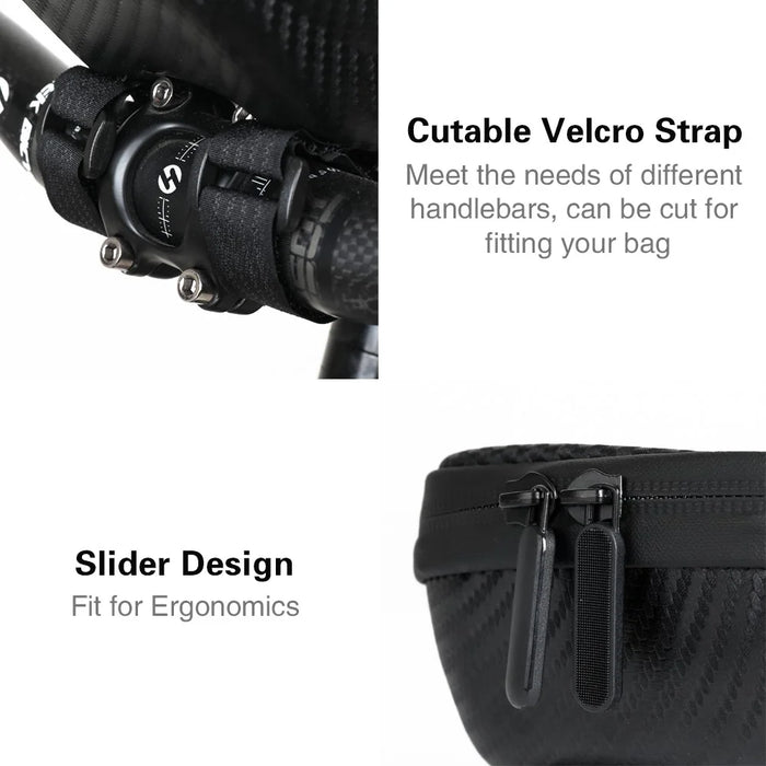 RHINOWALK Waterproof Top Tube Frame Bag Bicycle HandleBar Bag with Touch Screen - 4