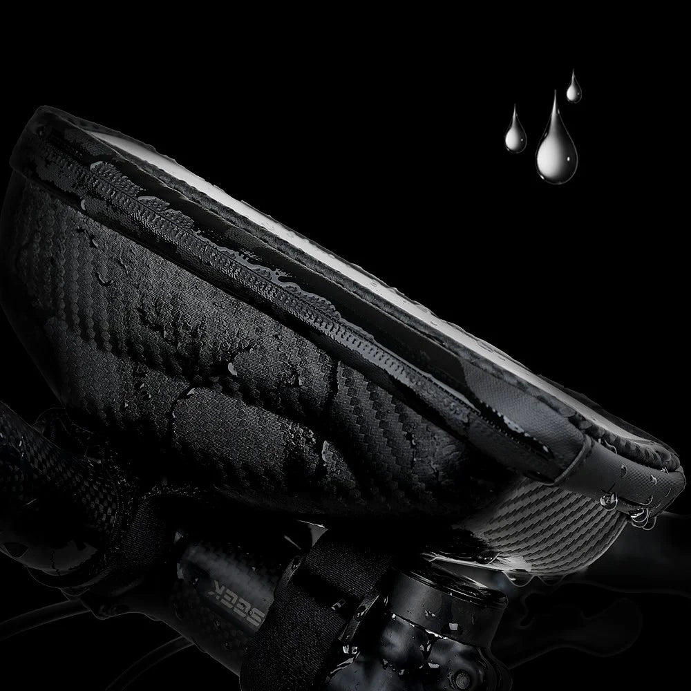 RHINOWALK Waterproof Top Tube Frame Bag Bicycle HandleBar Bag with Touch Screen - 7