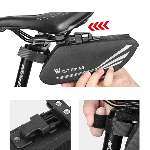 WEST BIKING Waterproof Bicycle Bike Bag Tail Bag Pannier - 1