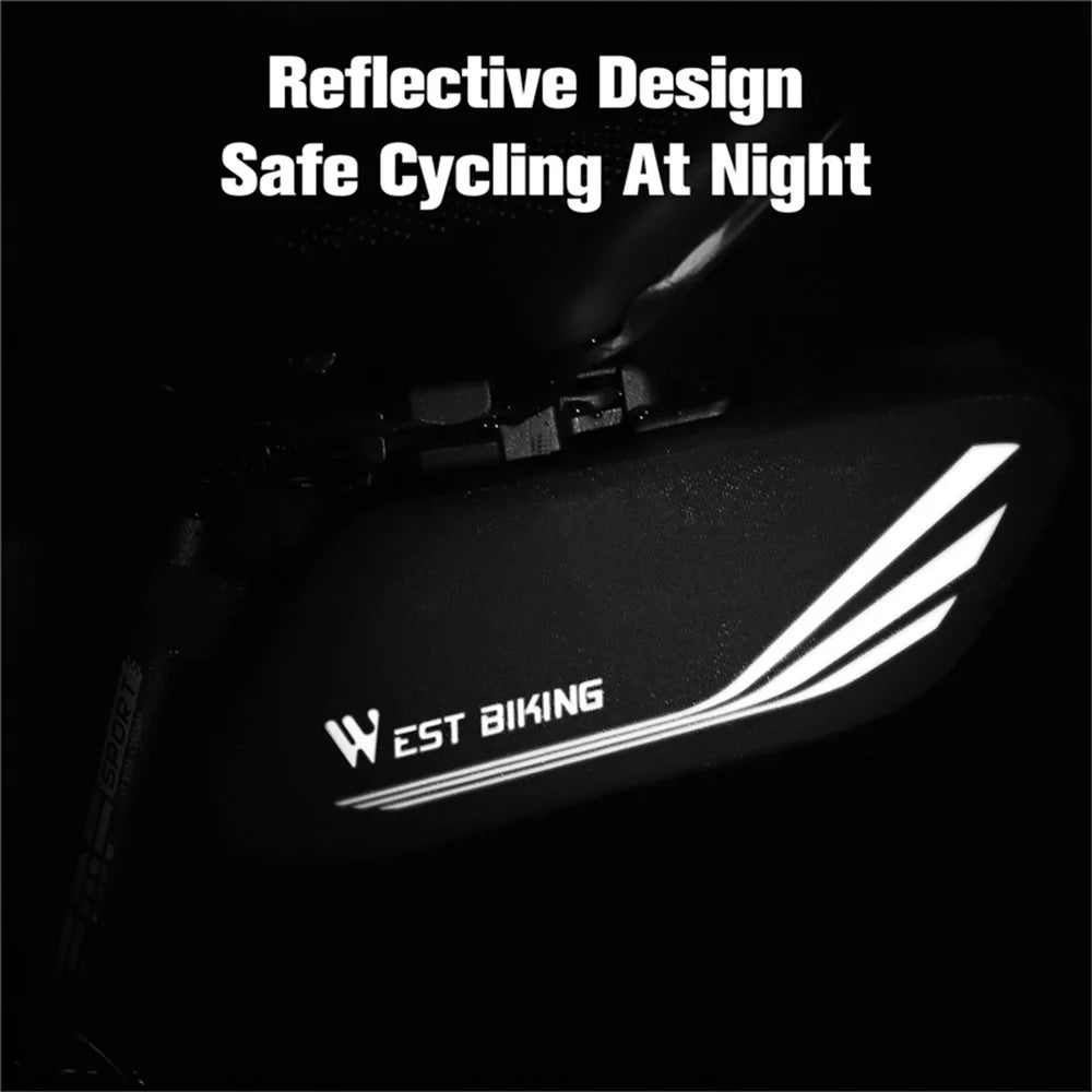 WEST BIKING Waterproof Bicycle Bike Bag Tail Bag Pannier - 4