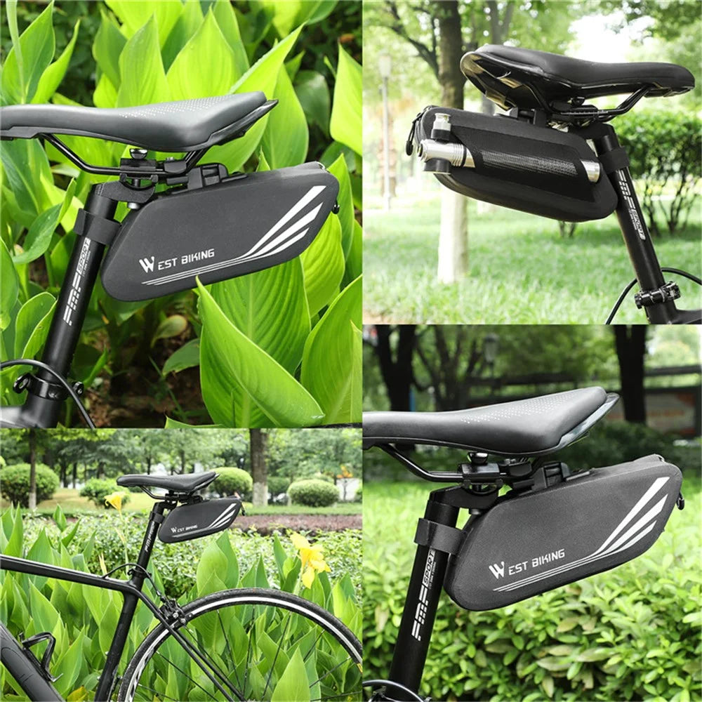 WEST BIKING Waterproof Bicycle Bike Bag Tail Bag Pannier - 5