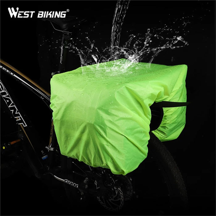 WEST BIKING 30L Bicycle Trunk Bag MTB Road Bike Bag Waterproof Cycling Double Side Rear Rack Luggage Carrier Tail Seat Pannier - 4