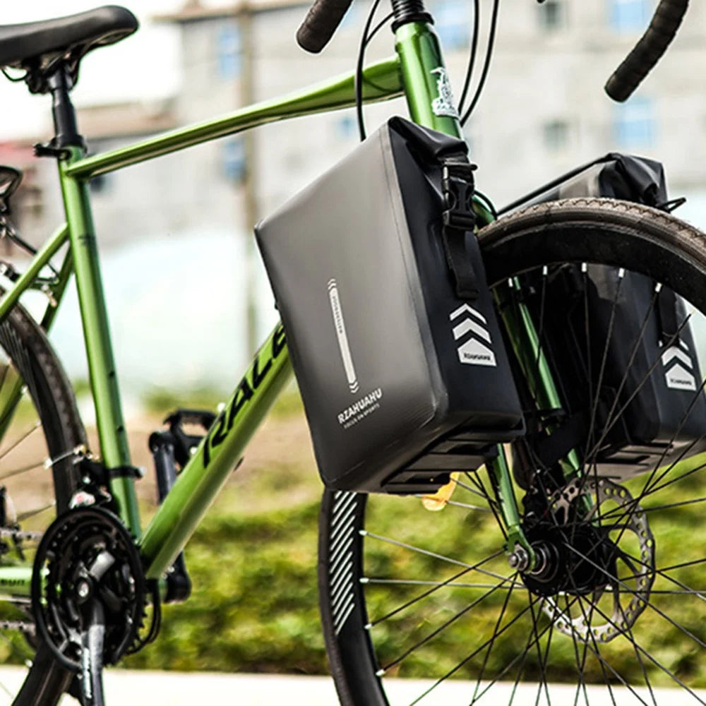 RZAHUAHU Long-Distance Cycling 6L Storage Bag Waterproof Bike Bag with Shoulder Strap - 7