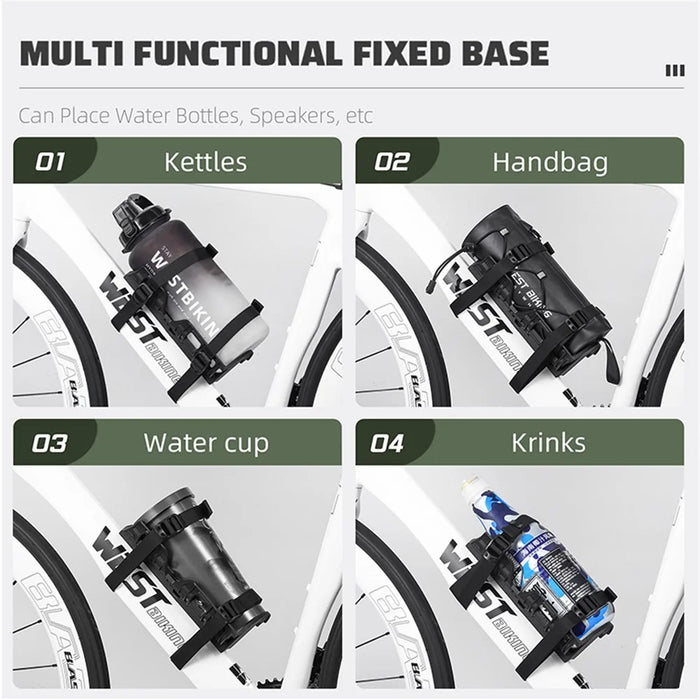 WEST BIKING YP0707375-376 Waterproof Bike Bag Bicycle Front Fork Cycling Pouch - Rhombus Texture - 5