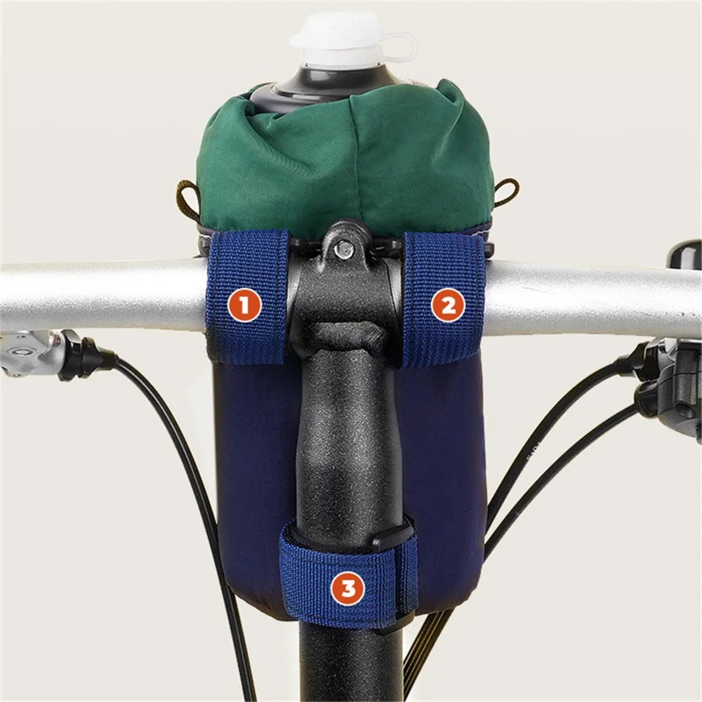 GOE SH007 Cartoon Animal Bike Water Bottle Holder Bag with Shoulder Strap - Beetle - 3
