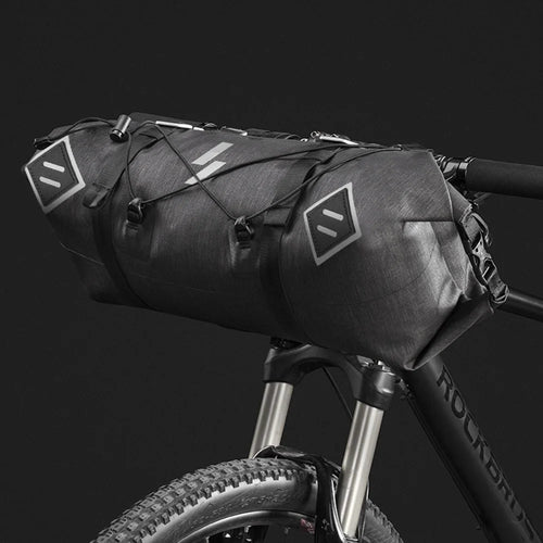 SZ-AS-015 Waterproof Nylon+TPU Bike Handlebar Bag 5-15L Bicycle Front Tube Bag Storage Pouch Pack - 1