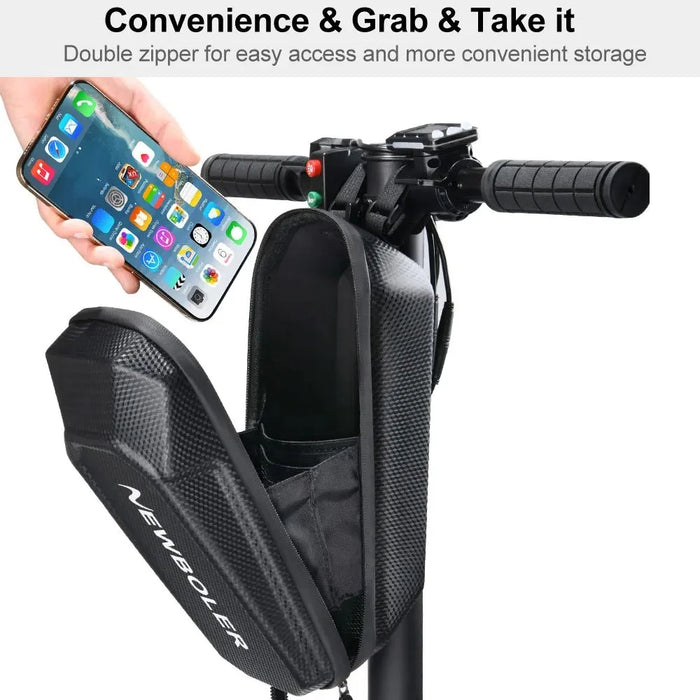 NEWBOLER BAG239 14x11x30cm Shockproof EVA+PU Bike Tube Bag Waterproof Cycling Storage Pouch - 4