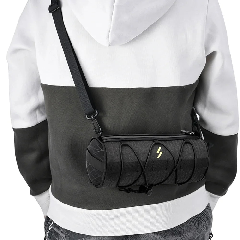 BAG601 Cylinder Shape Bike Bag Bicycle Handlebar Front Tube Bag Cycling Pouch - 6