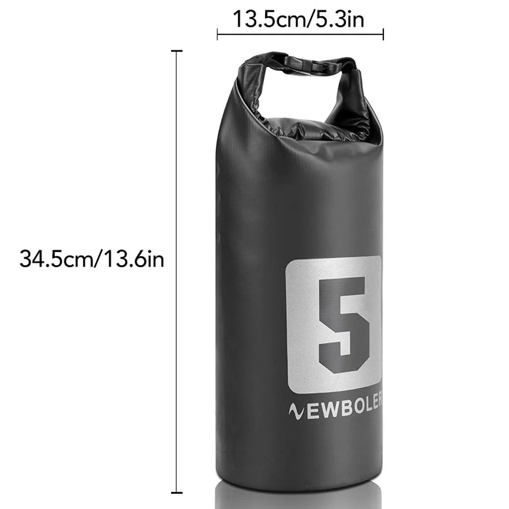 NEWBOLER 2 Bike Front Fork Pannier Bags (5L) + 2 Front Fork Racks + 4 Adjustable Straps + 8 Fixing Straps - 7