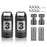 NEWBOLER 2 Bike Front Fork Pannier Bags (3L) + 2 Front Fork Racks + 4 Adjustable Straps + 8 Fixing Straps - 1