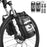 NEWBOLER 2 Bike Front Fork Pannier Bags (3L) + 2 Front Fork Racks + 4 Adjustable Straps + 8 Fixing Straps - 6