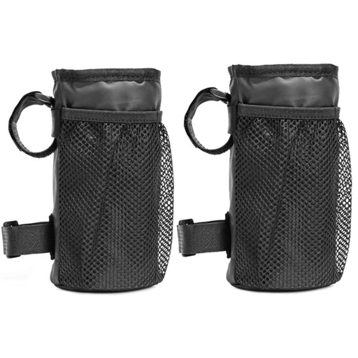 BAG010 2PCS 20x10.5x10.5cm Bicycle Water Bottle Storage Bags Bike Handlebar Bags (Size, L) - 1