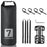 NEWBOLER 1 Bike Front Fork Pannier Bag (7L) + 1 Front Fork Rack + 2 Adjustable Straps + 4 Fixing Straps - 1