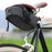 RZAHUAHU Bike Saddle Bag Capacity Expandable 900D Fabric Bicycle Storage Bag - Black - 1