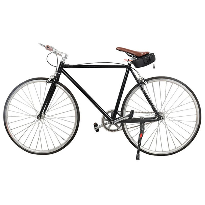 RZAHUAHU Bike Saddle Bag Capacity Expandable 900D Fabric Bicycle Storage Bag - Black - 3