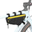 RHINOWALK BHD0016 Bicycle Frame Bag 1.7L Under Tube Bag Waterproof Bike Triangle Pouch - Black / Yellow - 2