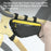 RHINOWALK BHD0016 Bicycle Frame Bag 1.7L Under Tube Bag Waterproof Bike Triangle Pouch - Black / Yellow - 3