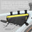 RHINOWALK BHD0016 Bicycle Frame Bag 1.7L Under Tube Bag Waterproof Bike Triangle Pouch - Black / Yellow - 5