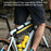 RHINOWALK BHD0016 Bicycle Frame Bag 2.4L Waterproof Bicycle Pouch Under Tube Bag for Road Mountain Cycling - Black  /  Yellow - 3