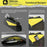 RHINOWALK BHD0014YE Bicycle Top Tube Bag Bike Front Beam Nylon Storage Bag, Support Screw / Strap Installation - Black+Yellow - 4
