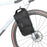 RHINOWALK BHD0013BK Bike Front Fork Nylon Storage Bag Waterproof Bicycle Front Fork Bag, 45x17x15cm - Black - 1