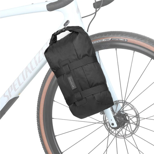 RHINOWALK BHD0013BK Bike Front Fork Nylon Storage Bag Waterproof Bicycle Front Fork Bag, 45x17x15cm - Black - 1