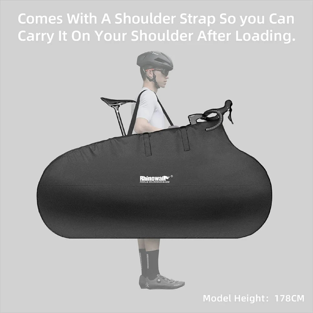 RHINOWALK RM269 Disassemble Free Road Bike Storage Bag Bicycle Carry Pouch - 4