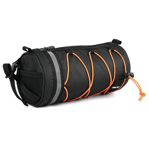 ESLNF 07CD0036 Cylindrical Bike Handlebar Bag Waterproof Bicycle Front Tube Bag with Shoulder Strap - 1