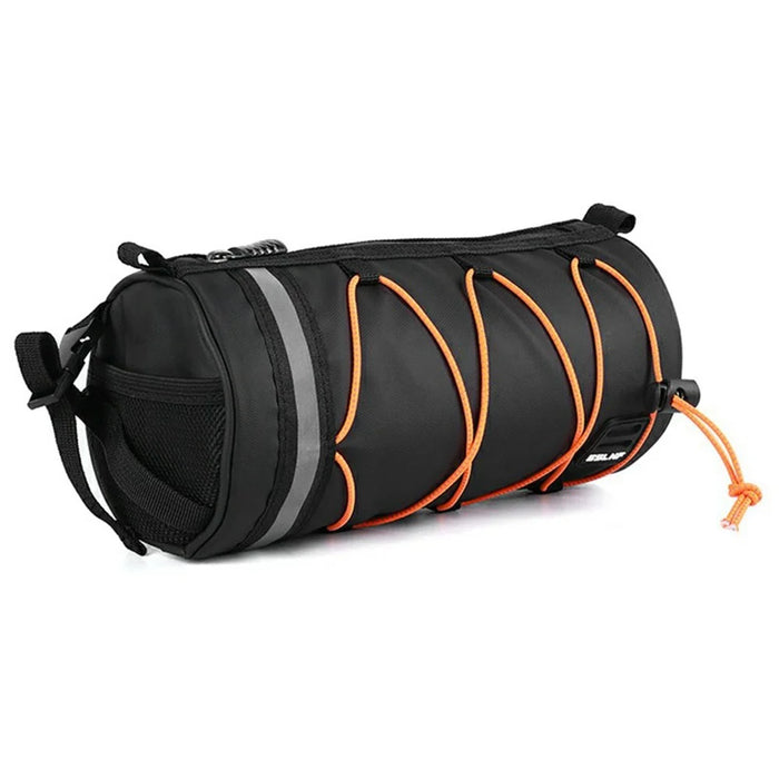 ESLNF 07CD0036 Cylindrical Bike Handlebar Bag Waterproof Bicycle Front Tube Bag with Shoulder Strap - 1