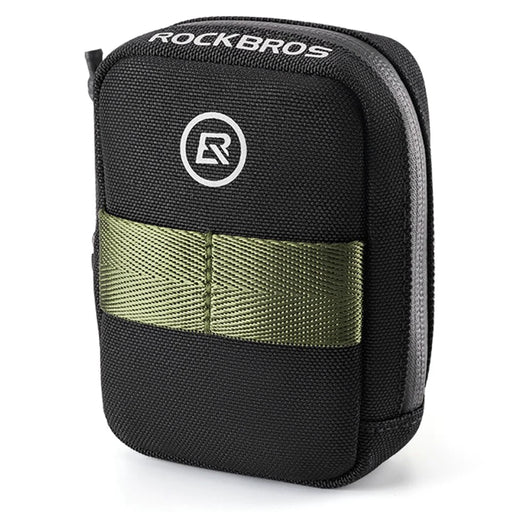 ROCKBROS Mini Bicycle Saddle Bag Lightweight 0.35L Bike Bag Portable Multi Function Cycling Bag - Black - 1