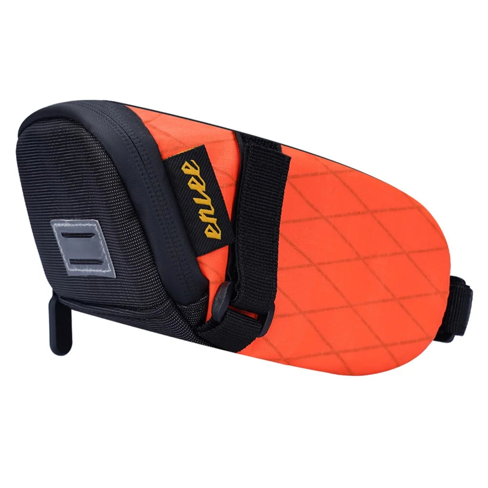 ENLEE E2493 Waterproof Bicycle Saddle Bag for MTB, Road Bikes Quick Release Tool Pouch - Orange - 1