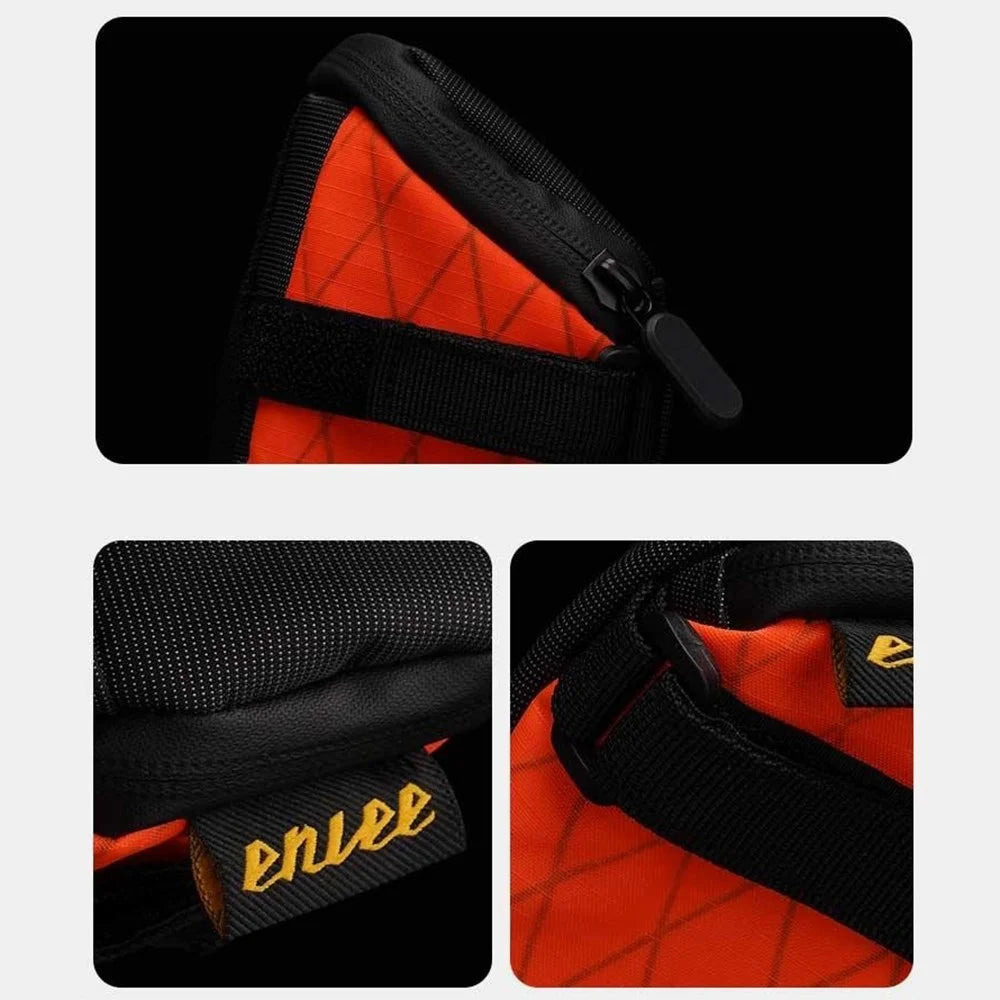 ENLEE E2493 Waterproof Bicycle Saddle Bag for MTB, Road Bikes Quick Release Tool Pouch - Orange - 5
