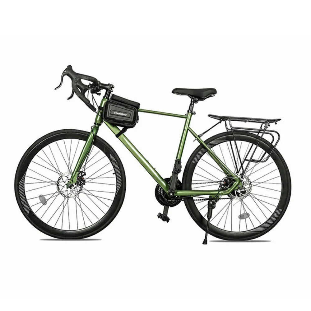 RZAHUAHU 3L Bike Frame Bag Waterproof Outdoor Cycling Hard Shell Touch Screen Phone Pouch - 4