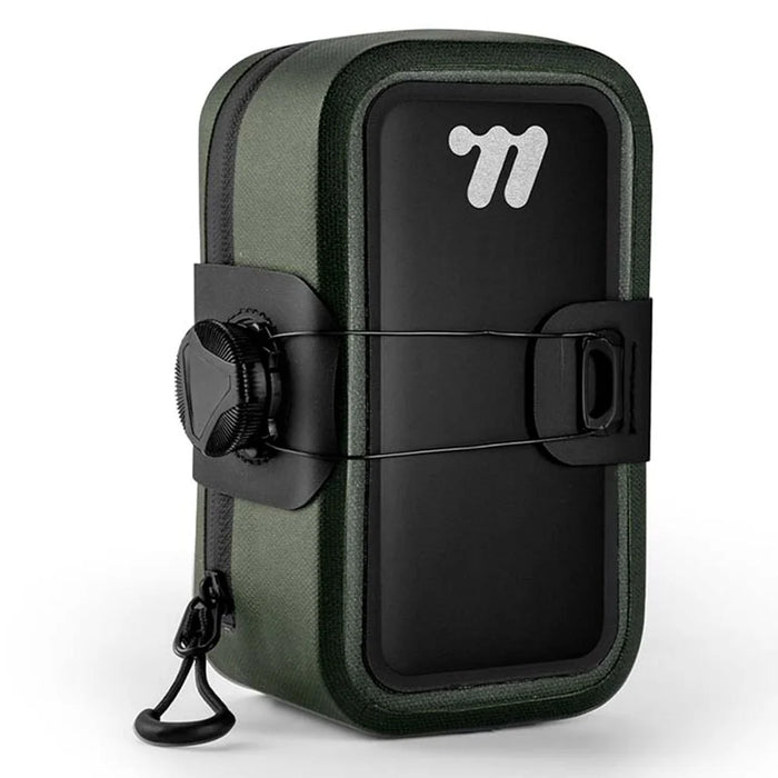 WEST BIKING YP0707394 Bike Saddle Bag Self Locking Waterproof Bicycle Seat Pack Portable Tool Storage Pouch - Green - 1