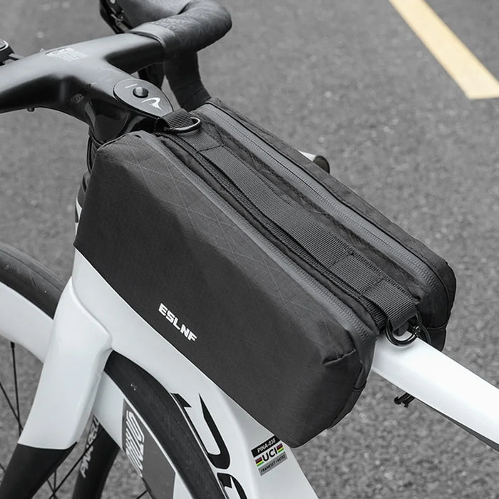 ESLNF Double Side Bicycle Frame Bag Handlebar Bag for Mountain Road Bikes Top Tube Bag , 17 x 26 x 10cm - 3