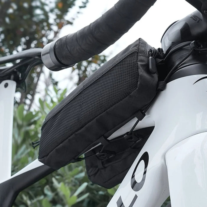 ESLNF Double Side Bicycle Frame Bag Handlebar Bag for Mountain Road Bikes Top Tube Bag , 17 x 26 x 10cm - 7