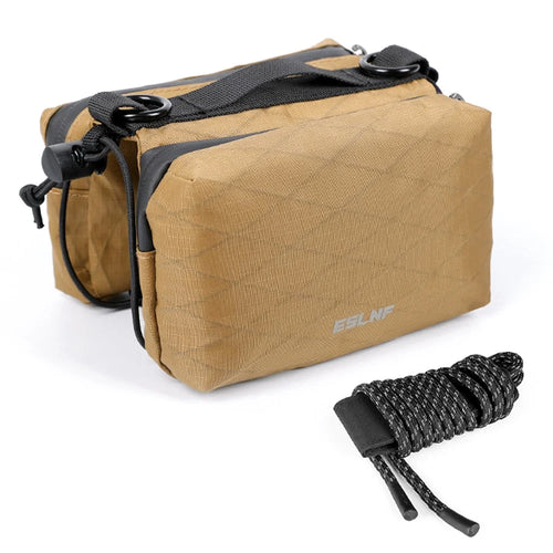ESLNF 07CF0017 Bike Frame Bag Top Tube Bag MTB Road Bicycle Saddle Pack with Shoulder Strap - 1