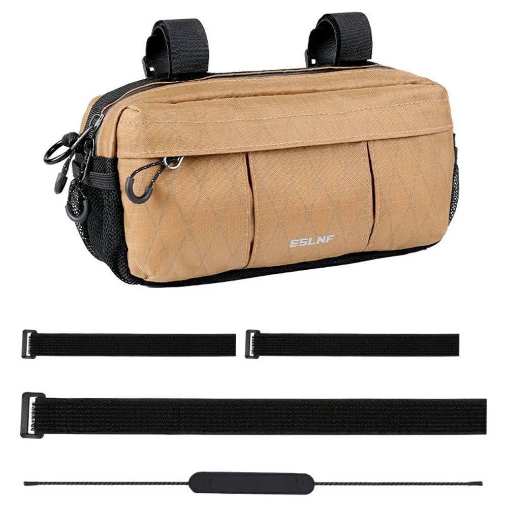 ESLNF 07CD0039 Bicycle Handlebar Bag 2L Large Capacity Waterproof Front Frame Bag for Mountain Road Bike - 1